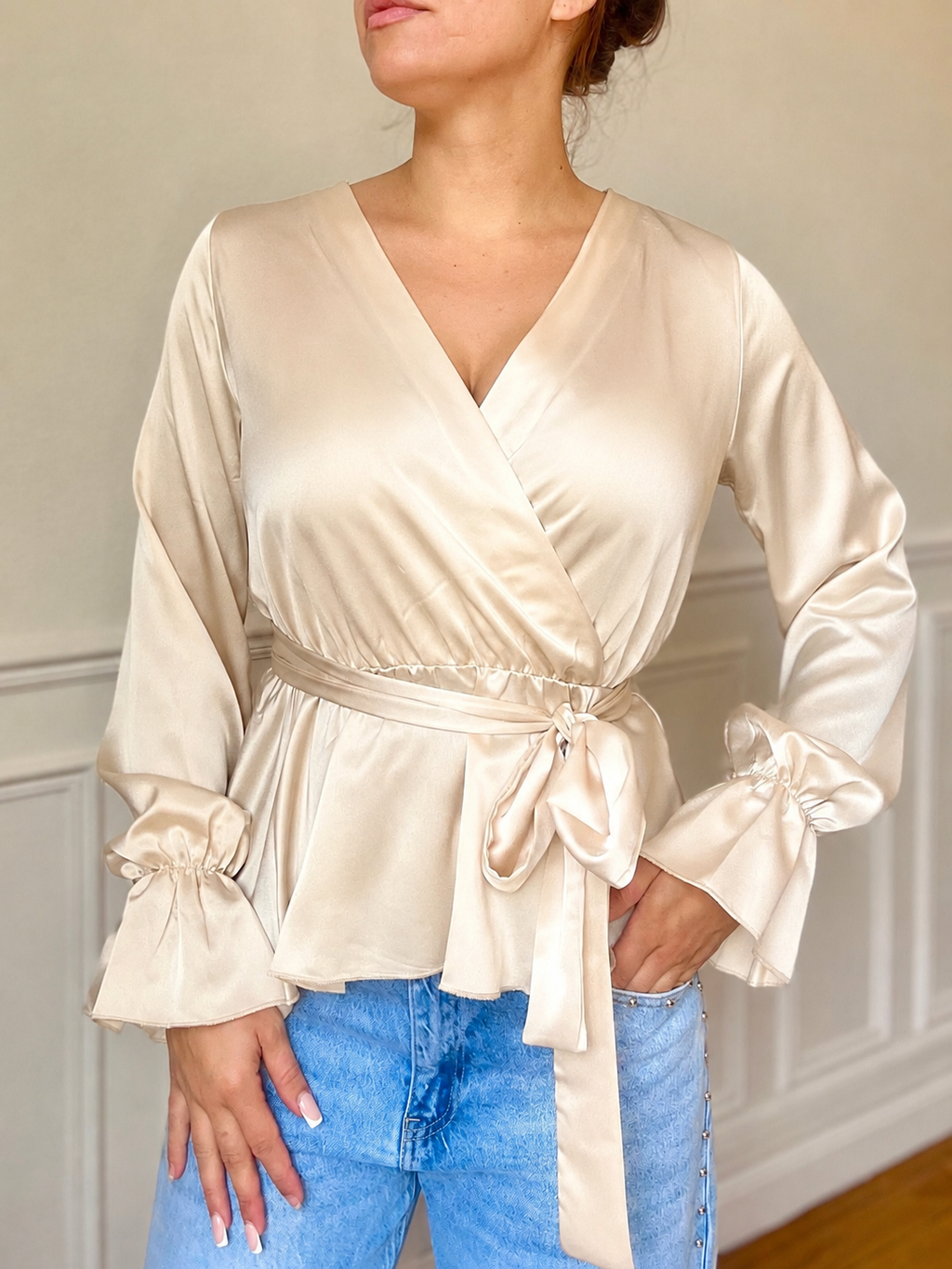 Haut SATINE beige